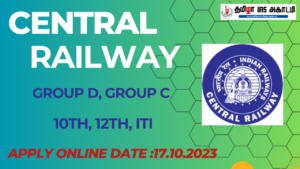 Read more about the article Central Railway job