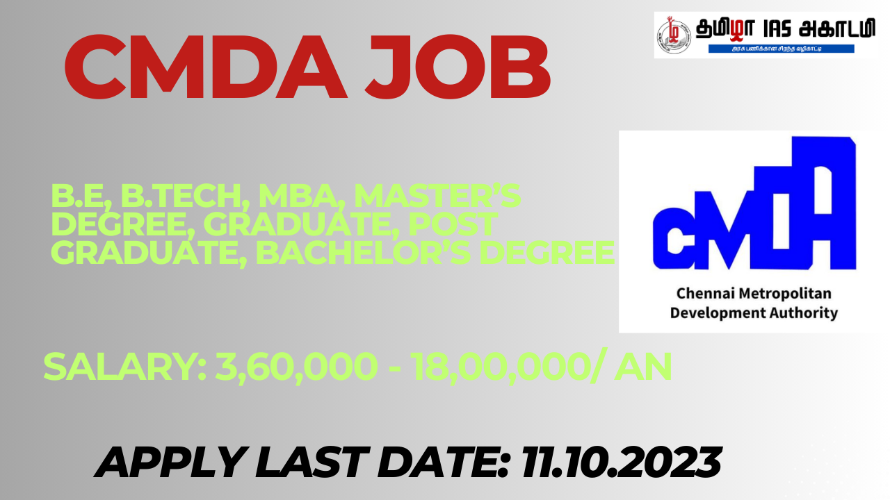 You are currently viewing CMDA JOB